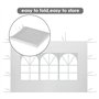 Guangyu Panneaux Latéraux pour Tonnelle Imperméable,3m x 2m Panneau Latéral Gazebo en Tissu Oxford 210D Panneau Latéral de Rempl