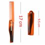 Kare & Kind Peigne de Poche Pliant pour Les Hommes – 4 Peignes à Dents Fines (Ensemble de 2 Brun et 2 Noir) - pour coiffer Les C