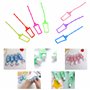 Kare & Kind 7X Étuis de Protection en Silicone pour Les désinfectants des Mains (vides)