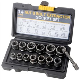 Lot de 14 extracteurs d'écrous