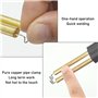Poste à souder en plastique 50 W - Kit de réparation de pare-chocs en plastique avec 200 pièces - Agrafeuse à chaud - Kit de rép
