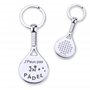 j'ai Paddle - Porte-clés gravé Padel - Accessoires pour joueurs de Pade