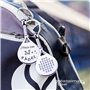 Porte-clés pelle à pagaie - Porte-clés - Je ne peux pas, j'ai Paddle - Porte-clés gravé Padel - Accessoires pour joueurs de Pade