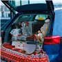Barrière de Protection pour Voiture - Filet de séparation pour Chien - en polypropylène avec Crochets - pour Le Coffre - Double 