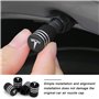 SPORWAY Kit d'Enjoliveurs pour Tesla Model 3 et Y - Accessoires avec Écrous de Roue et Logo Tesla - Compatible Model X et S