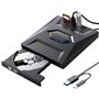 Aicharynic Multifonctionnel USB3.0 & Type-C Graveur CD/DVD: Lecteur DVD Externe 5-en-1