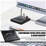 Aicharynic Multifonctionnel USB3.0 & Type-C Graveur CD/DVD: Lecteur DVD Externe 5-en-1, Transmission De Données Haute Vitesse, P