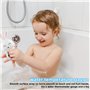 Leikurvo Thermomètre de Bain Bébé Numérique : Écran Tactile LED, Voyant d'Avertissement, Fonction d'Alerte de Température, Sécur