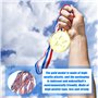 GBKDQQ Lot de 100 médailles d'or pour enfants - Médailles d'or - Médailles d'or - Médailles d'or - Médailles d'or - Médailles d'