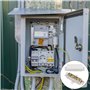 Lot de 10 connecteurs de fil en laiton conducteur double vis 1000 V 100 A Kit de bornier pour câblage ampèremètre, 2,5 à 16 mm²,