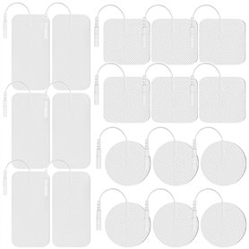Lot de 30 électrodes TENS 5 x 10 mm - Électrodes Tens - Réutilisables - Pour soulager les muscles