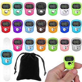 GOMETY Lot de 20 compteurs de doigts électroniques