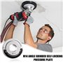Delamiya Écrous à Dégagement Rapide M14 pour Meuleuse d'Angle - Écrous de Sécurité et Accessoires de Coupe - Serrage Rapide pour