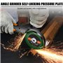 Delamiya Écrous à Dégagement Rapide M14 pour Meuleuse d'Angle - Écrous de Sécurité et Accessoires de Coupe - Serrage Rapide pour