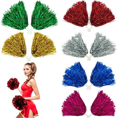GBKDQQ Lot de 12 pompons de pom-pom girl - Convient pour les événements sportifs