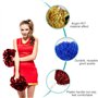 GBKDQQ Lot de 12 pompons de pom-pom girl - Convient pour les événements sportifs, les jeux de ballon, les danses, les fêtes de c