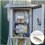 Lot de 10 connecteurs de fil en laiton conducteur double vis 1000 V 100 A Kit de bornier pour câblage ampèremètre 2,5 à 16 mm² B