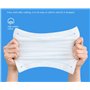 ChenTaid Lot de 100 lingettes jetables pour le visage - Lingettes humides et sèches - 100 % coton - Lingettes jetables pour le v