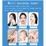 ChenTaid Lot de 100 lingettes jetables pour le visage - Lingettes humides et sèches - 100 % coton - Lingettes jetables pour le v