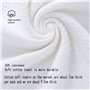 ChenTaid Lot de 100 lingettes jetables pour le visage - Lingettes humides et sèches - 100 % coton - Lingettes jetables pour le v