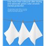 ChenTaid Lot de 100 lingettes jetables pour le visage - Lingettes humides et sèches - 100 % coton - Lingettes jetables pour le v