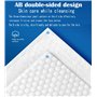 ChenTaid Lot de 100 lingettes jetables pour le visage - Lingettes humides et sèches - 100 % coton - Lingettes jetables pour le v
