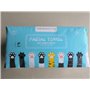 ChenTaid Lot de 100 lingettes jetables pour le visage - Lingettes humides et sèches - 100 % coton - Lingettes jetables pour le v