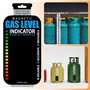 Benaewa Lot de 2 indicateurs de niveau de bouteille de gaz, outil magnétique pour bouteille de gaz pour caravane, camping-car, v