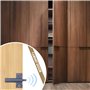 20 Pcs Amortisseur Porte Placard,Amortisseurs de Porte Armoire,Armoire De Cuisine Porte D'arrêt,Souple Tampons Doux Pour Placard