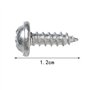 Accroche Tableau Crochet pour Cadre avec 50 Vis Anneaux Cadre Photo en D (Argent)