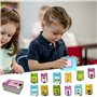 1 jouet éducatif de carte flash parlante avec 112 cartes double face, 224 mots, jouets sonores éducatifs pour les enfants d'âge 