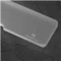 MAMBASNAKE Repose-poignet pour Full Size 100% Clavier – Wrist Rest – Premier Acrylique Transparent – Pieds en Caoutchouc Antidér