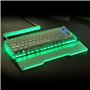 MAMBASNAKE Repose-poignet pour Full Size 100% Clavier – Wrist Rest – Premier Acrylique Transparent – Pieds en Caoutchouc Antidér