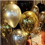 Huture Confetti à Pois Ronds Confetti de Table Étoiles Métalliques Paillettes Scintillantes Confettis de Papier d'aluminium pour