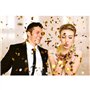 Huture Confetti à Pois Ronds Confetti de Table Étoiles Métalliques Paillettes Scintillantes Confettis de Papier d'aluminium pour