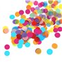 Huture Confetti à Pois Ronds Multicolores Confetti de Table Étoiles Métalliques Paillettes de Papier Paillettes d'aluminium pour