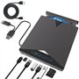 TOMVYTER 7 en 1 Lecteur Blu-Ray Externe