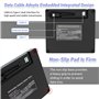 TOMVYTER 7 en 1 Lecteur Blu-Ray Externe, 3D CD DVD Graveur Optical Bluray Drive USB 3.0 Type-C Lecteur blu Ray 4k,Portable Exter
