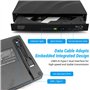 Portable Blu Ray Externe Lecteur,7 en 1 Lecteur Blu-Ray Externe USB3.0 Type -C ,Graveur CD Externe Portable avec Emplacement pou