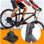 Lot de 27 clips de câble de frein et de vitesse pour vélo avec support de fixation et guide de serrage comprenant 12 clips C pou
