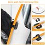 Lot de 27 clips de câble de frein et de vitesse pour vélo avec support de fixation et guide de serrage comprenant 12 clips C pou