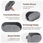 3 Pièces Moule Silicone Air Fryer: Réutilisable Accessoires Air Fryer Plat pour Air Fryer Remplacer le Papier Cuisson AirFryer -