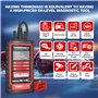 Thinkcar Valise Diagnostic Auto ThinkDiag 2, OBD-II français Fonctions avec 15 réinitialisation pour Systèmes Complets, Voiture 