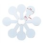 Atflbox Réinitialisation et Rotation du Support de Cible de tir en métal avec 8 plaques d'acier pour Pistolets à granulés Airsof