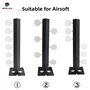 Atflbox Le Support de Cible de tir en métal avec 6 plaques en Acier pour Pistolets Airsoft BB (Dueling Tree)