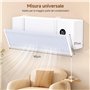 déflecteur d'air conditionné réglable portable