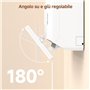 WUQNGI Déflecteur climatiseur universel, déflecteur d'air conditionné réglable portable, déflecteurs muraux pour maison/bureau, 