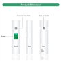 SOYAA Détecteur de Mauvaise Haleine, Testeur D'haleine Rechargeable pour Test Instantané de la Cavité Buccale et Analyse des Ode