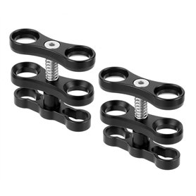 FAEFTY Lot de 2 supports de fixation papillon pour caméra sous-marine