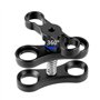 FAEFTY Lot de 2 supports de fixation papillon pour caméra sous-marine